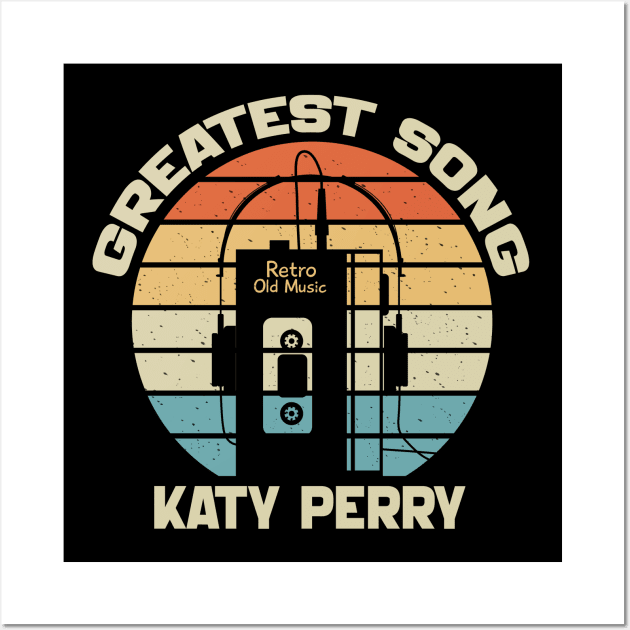 Katy Perry Vintage Wall Art by TeknologiModern